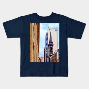 Pittsburgh PA - Smithfield St Near Smithfield Church Kids T-Shirt